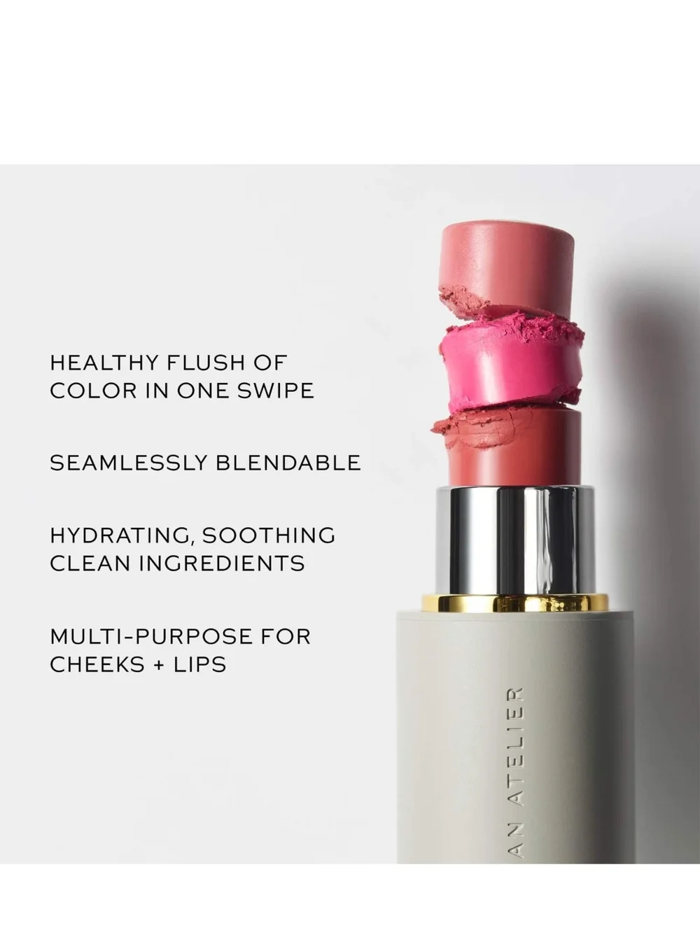 Westman Atelier Mini Baby Cheeks Blush In Petal 2.5g NWOB